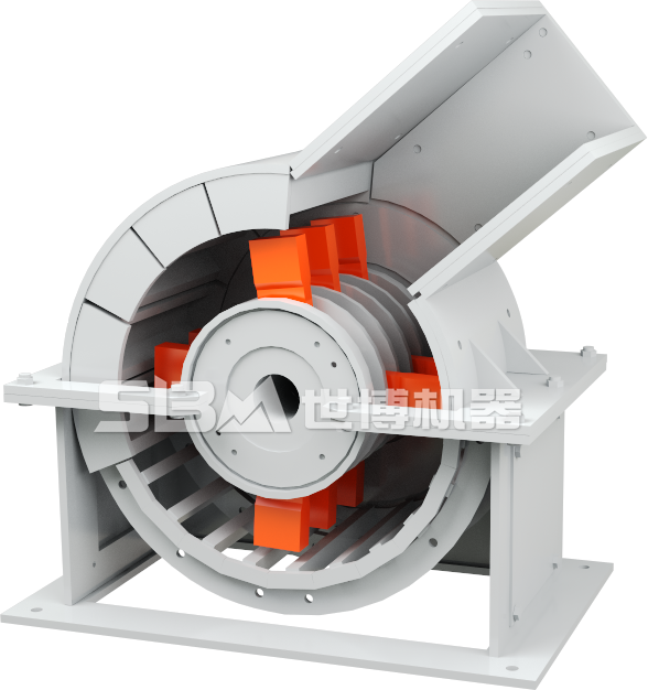 小型錘破碎機內(nèi)部結(jié)構(gòu)圖