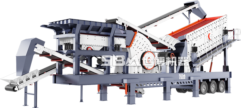 移動重錘式破碎機，適合脆性物料的移動破碎篩分設備